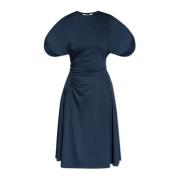 Gedrapeerde Jurk Victoria Beckham , Blue , Dames