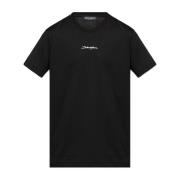 T-shirt met logo Dolce & Gabbana , Black , Heren