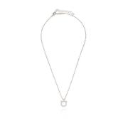 Ketting met logo Salvatore Ferragamo , Gray , Dames