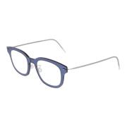 Titanium Square Frame Glasses Lindbergh , Blue , Unisex