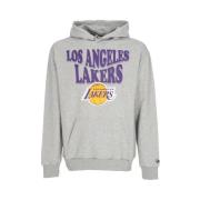 NBA Script Hoodie New Era , Gray , Heren