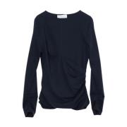 Draped Boatneck Longsleeve T-shirt 3.1 Phillip Lim , Blue , Dames