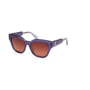 Gradient Brown Violet Zonnebril Max & Co , Purple , Unisex