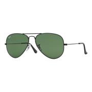 Aviator Large Metal Zonnebril Ray-Ban , Black , Heren