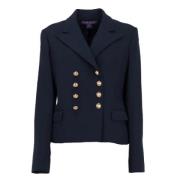 Pre-owned Wool outerwear Ralph Lauren Pre-owned , Blue , Dames