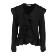 Pre-owned Polyester outerwear Armani Pre-owned , Black , Dames