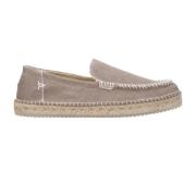 Katoen Touw Zool Instappers Espadrilles , Brown , Heren