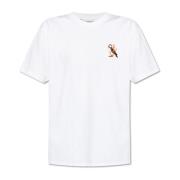 T-shirt met logo JW Anderson , White , Dames