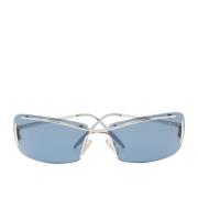 Pre-owned Acetate sunglasses Valentino Vintage , Blue , Dames