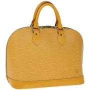 Pre-owned Leather louis-vuitton-bags Louis Vuitton Vintage , Yellow , ...