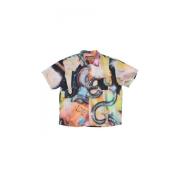 Multicolor Slime Korte Mouw T-Shirt Iuter , Multicolor , Heren