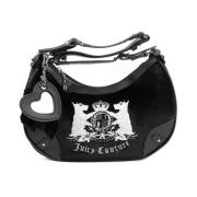 Elegante Zwarte Hobo Tas Juicy Couture , Black , Dames