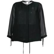 Pre-owned Polyester outerwear Chanel Vintage , Black , Dames