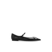 Ballet Flats Gothic Dsquared2 , Black , Dames