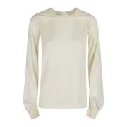 Merino Crew Neck Shrug Helmut Lang , Beige , Dames