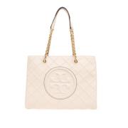 `Fleming Soft` Shopper Tas Tory Burch , Beige , Dames