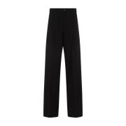 Geplooide Vela Broek Sportmax , Black , Dames