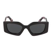 Moderne Onregelmatige Zonnebril Prada , Black , Unisex