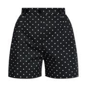 Shorts met polka-dot patroon Dolce & Gabbana , Black , Dames