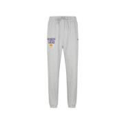 NBA Script Relaxed Jogger Broek New Era , Gray , Heren