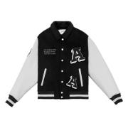 Illusion Varsity Jacket Axel Arigato , Black , Heren