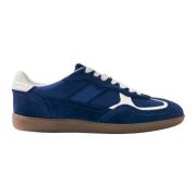 Tb.490 Rife Sheen Blauw Leren Sneakers Alohas , Blue , Dames