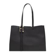 Grote Shopper Tas Furla , Black , Dames