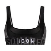 Sportbeha Dsquared2 , Black , Dames