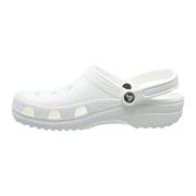 Klassieke klompen met verstelbare hielband Crocs , White , Heren