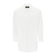 Casual Katoenen Overhemd voor Mannen Yohji Yamamoto , White , Heren