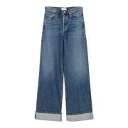 Flared Dame Jeans Agolde , Blue , Dames