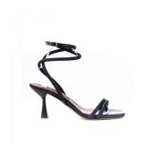 A3049 Sandaalstress Schiava Albano , Black , Dames