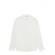 Viscose Blouse Oltre , White , Dames