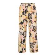 Abstract Print Wijde Pijp Broek Part Two , Multicolor , Dames