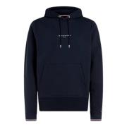 Hoodie met kangoeroezak Tommy Hilfiger , Blue , Heren