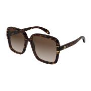 Stijlvolle zonnebril Gg1066S kleur 002 Gucci , Brown , Dames