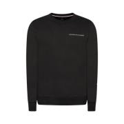 Heren Katoenen Regular Fit Sweatshirt Tommy Hilfiger , Black , Heren