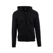 Heren Zip Hoodie Origineel Logo Colmar , Black , Heren