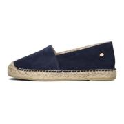 Blauwe Suède Espadrilles Mili Ana Fred De La Bretoniere , Blue , Dames