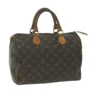 Pre-owned Canvas louis-vuitton-bags Louis Vuitton Vintage , Brown , Da...