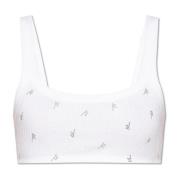 Top met logo The Attico , White , Dames