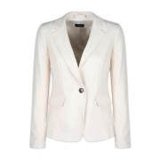 Stijlvolle Jas met 100% Samenstelling Emme DI Marella , White , Dames