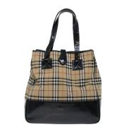 Pre-owned Canvas totes Burberry Vintage , Multicolor , Dames