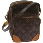 Pre-owned Canvas louis-vuitton-bags Louis Vuitton Vintage , Brown , Da...