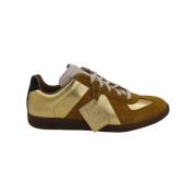 Pre-owned Leather sneakers Maison Margiela Pre-owned , Multicolor , He...