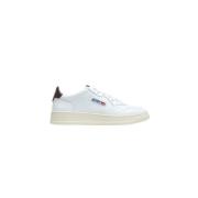 Leren Patchwork Sneakers Autry , White , Heren