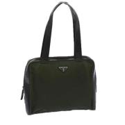 Pre-owned Nylon prada-bags Prada Vintage , Green , Dames