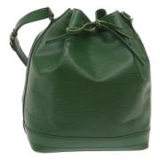 Pre-owned Leather louis-vuitton-bags Louis Vuitton Vintage , Green , D...