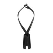 Pre-owned Leather necklaces Armani Pre-owned , Black , Dames
