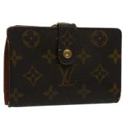 Pre-owned Canvas wallets Louis Vuitton Vintage , Brown , Dames